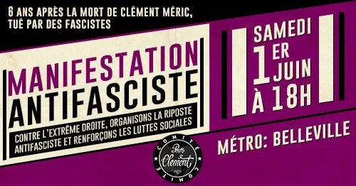 6 ans après la mort de Clément Méric, on n’oublie pas.