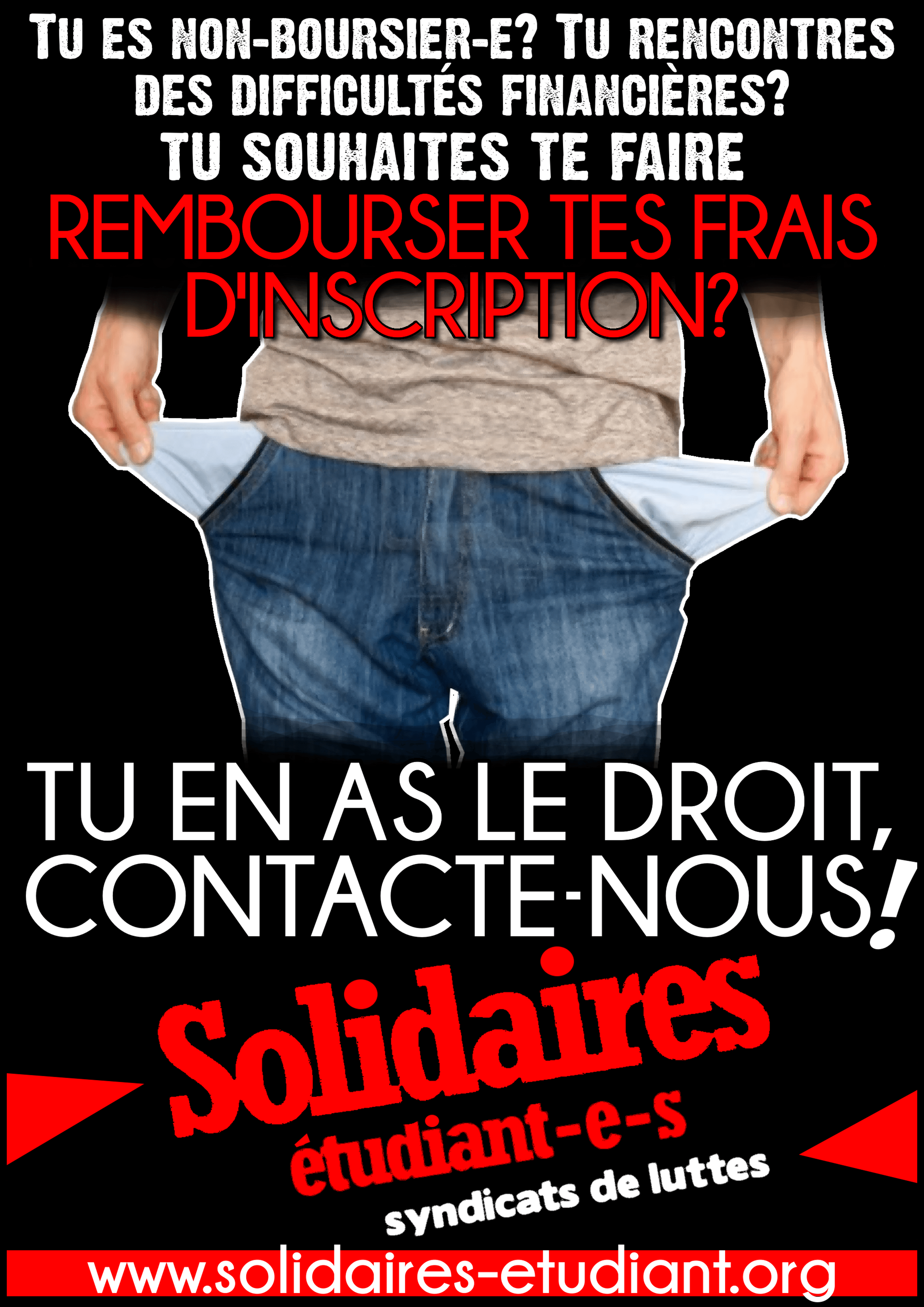 Exoneration frais d’inscription