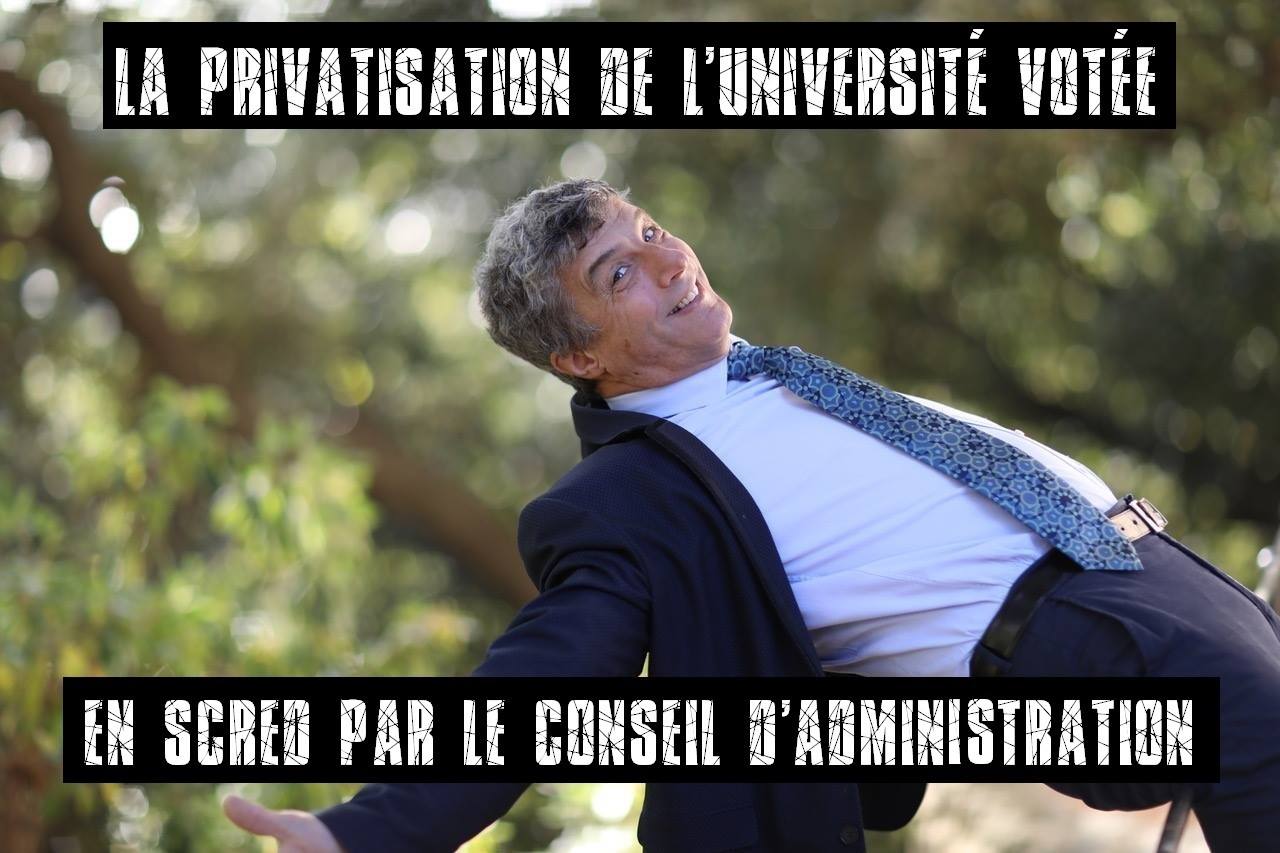Création de l’Université Côte d’Azur : en route vers la privatisation