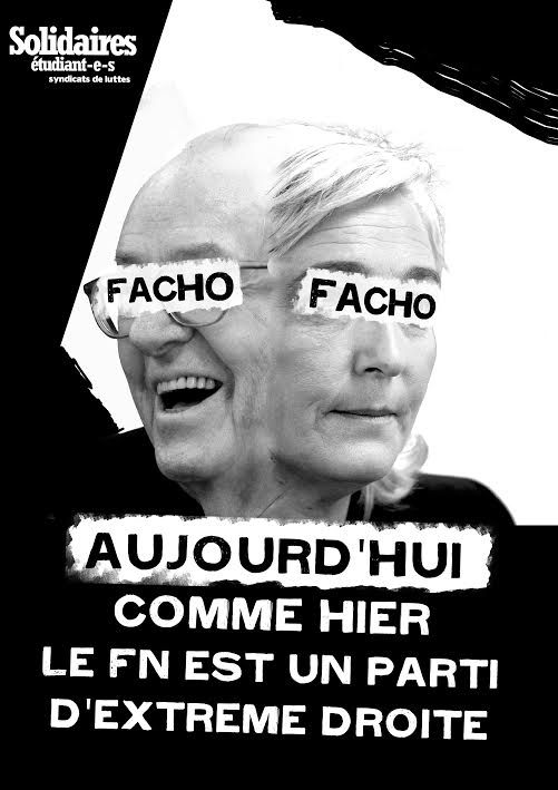 Affiche contre le FN / Le Pen